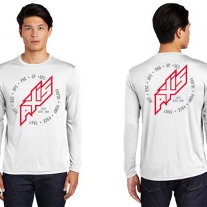 AXIS Foils Circle Text Logo Long Sleeve Rashguard - Image 1