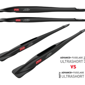 Black Fuselage - UltraShort Length - Advance+ Fatty  - 640mm  with Zinc & Titanium inserts - Image 5