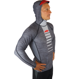 AXIS Hooded UV Rashie - Smoke (grey) - Image 3