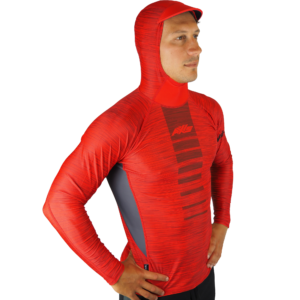 AXIS Hooded UV Rashie - Fire (red) - Image 2